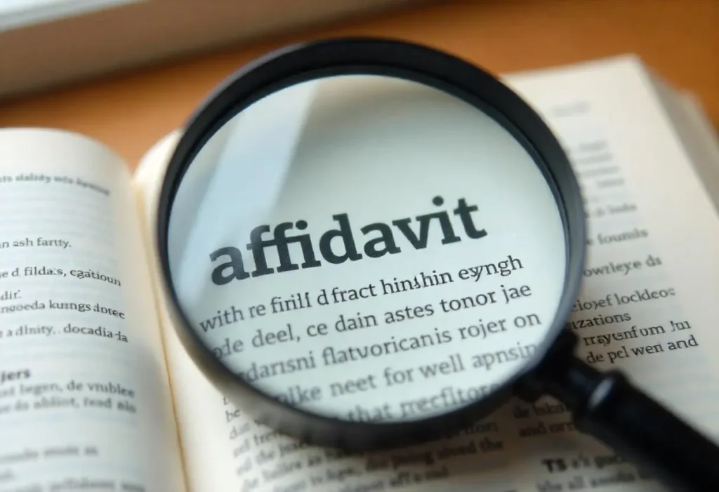 Affidavit definition